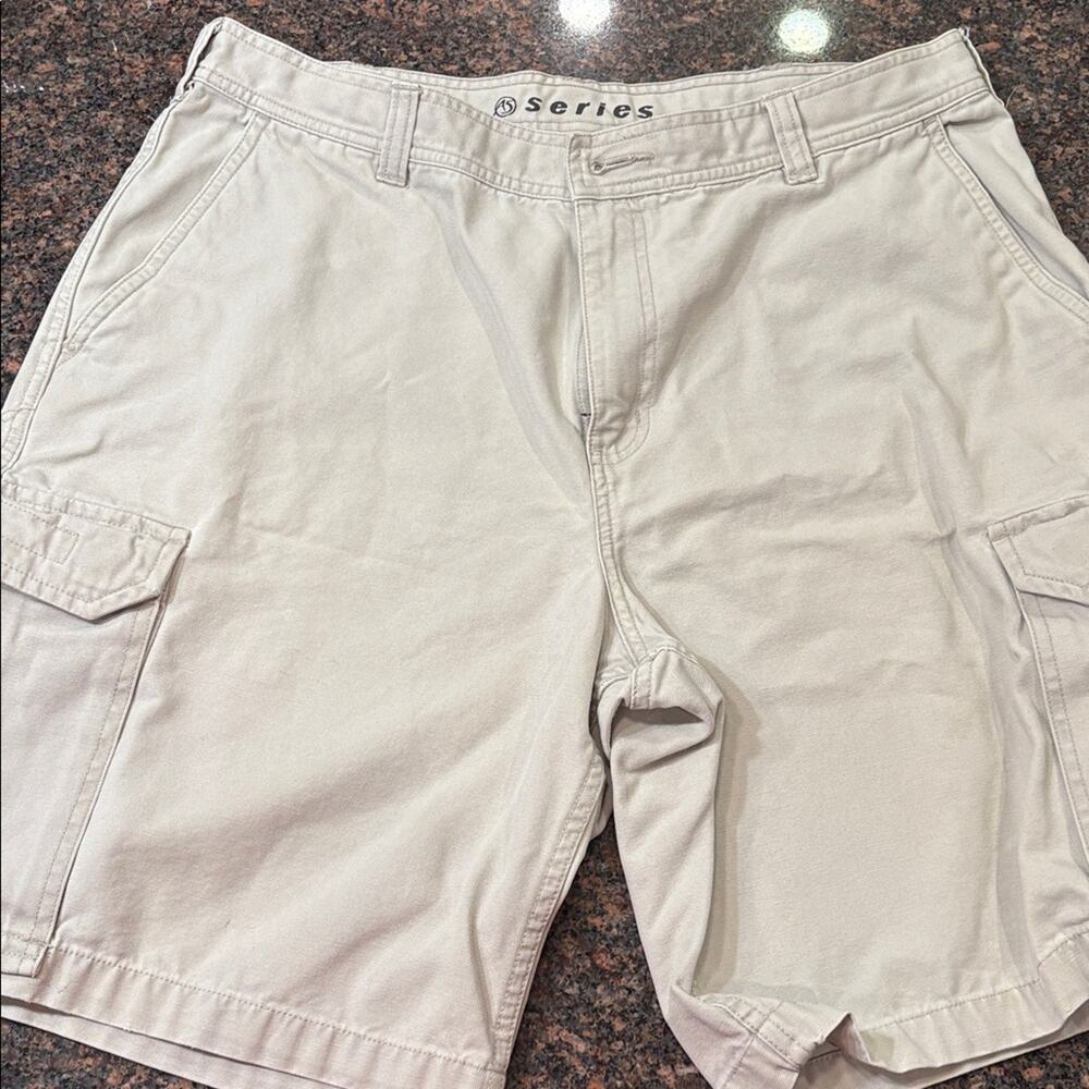 North Face Men's Tan Cargo Shorts A5 Series Size 38